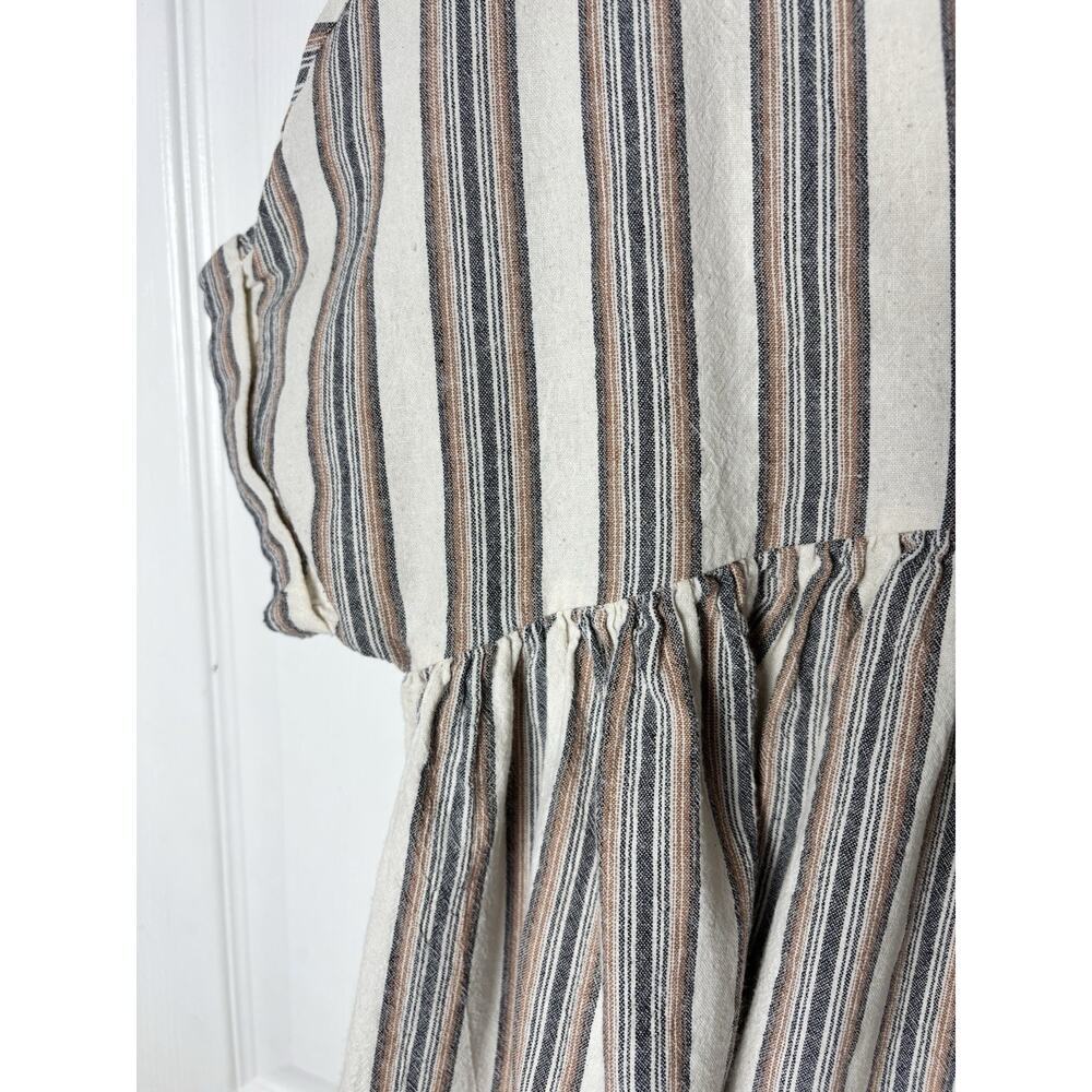 Listicle Oversized Stripe BOHO Dress Small - Picture 3 of 5